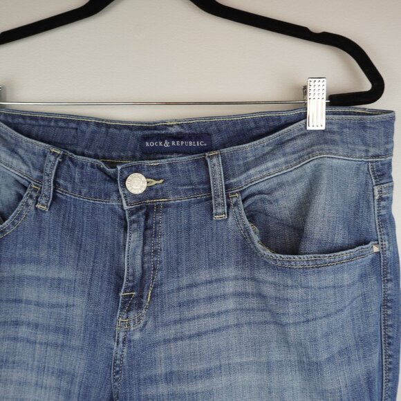 Rock &‎ Republic Straight Leg Jeans Size 16 - Picture 5 of 12